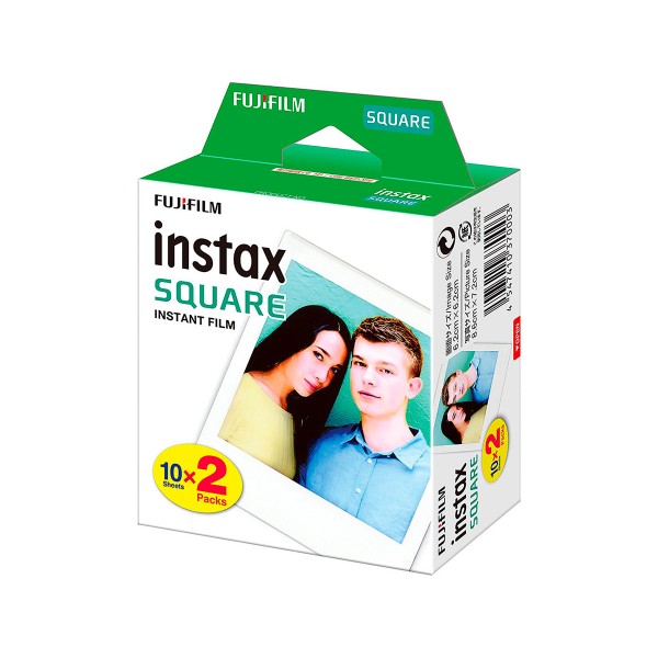 Fujifilm instax square instant film (20) papel fotografía instantánea impresora instax share sq