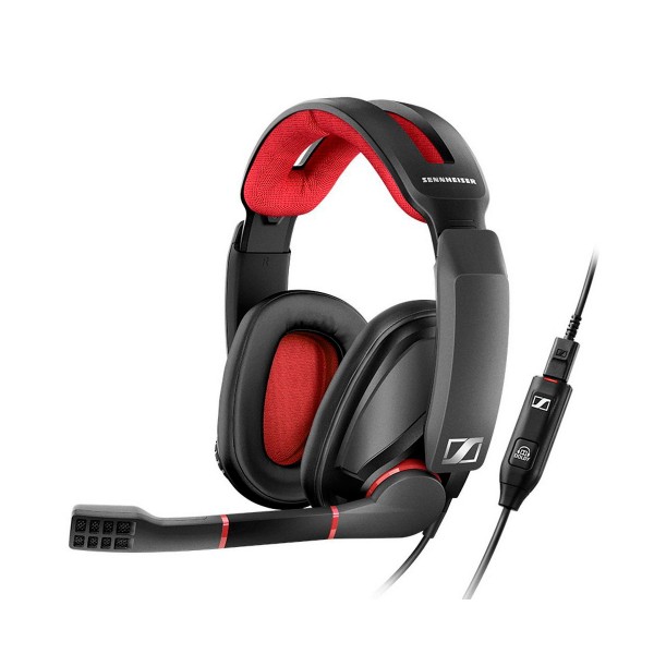 Sennheiser gsp 350 negro/rojo auriculares para gaming 7.1 con micrófono