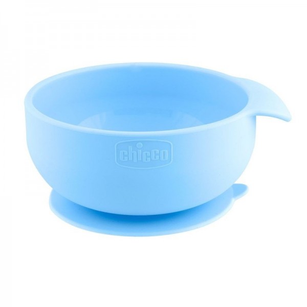 Chicco Bol Con Ventosa De Silicona Azul