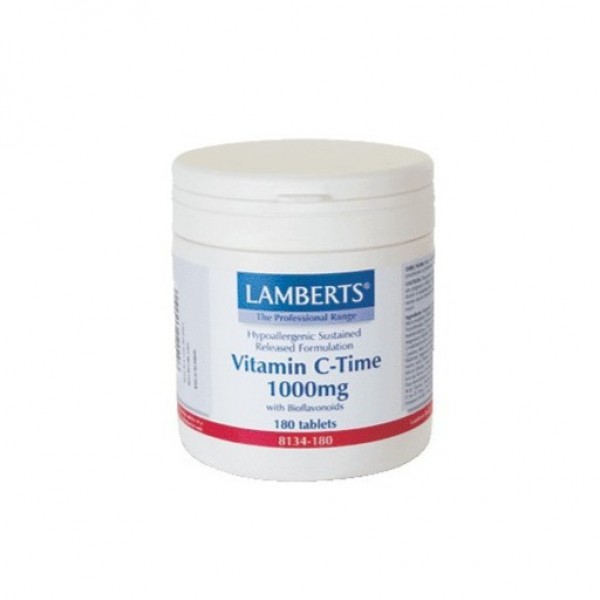 Vitamina C 1000mg Bioflavonoides Retard 180 Comps Lamberts